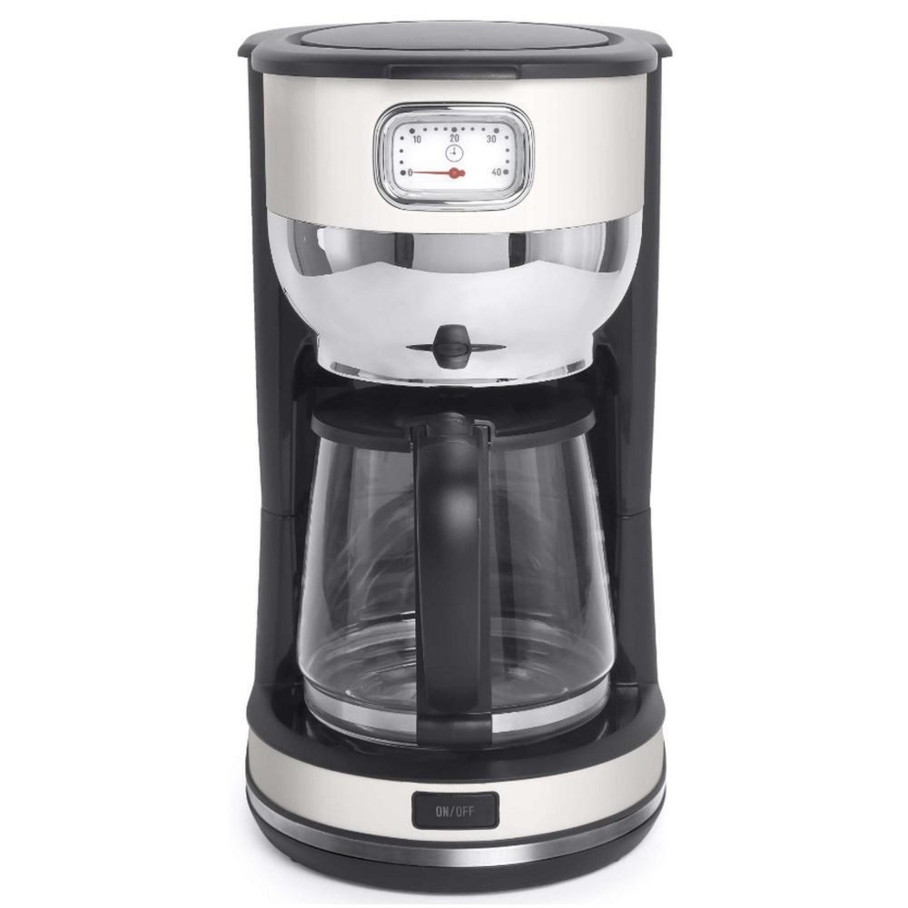 Muse Cafetière filtre 10 tasses 1000w blanc - ms-220sc