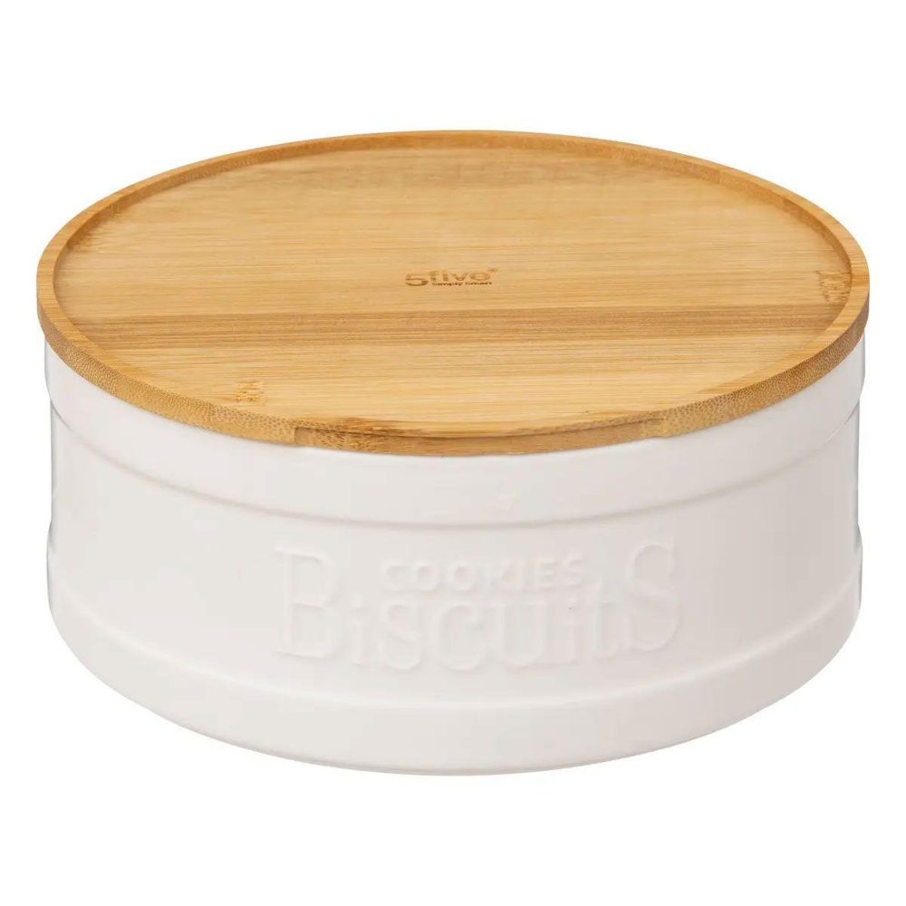 FIVE Boîte à biscuit natureo 22cm blanc