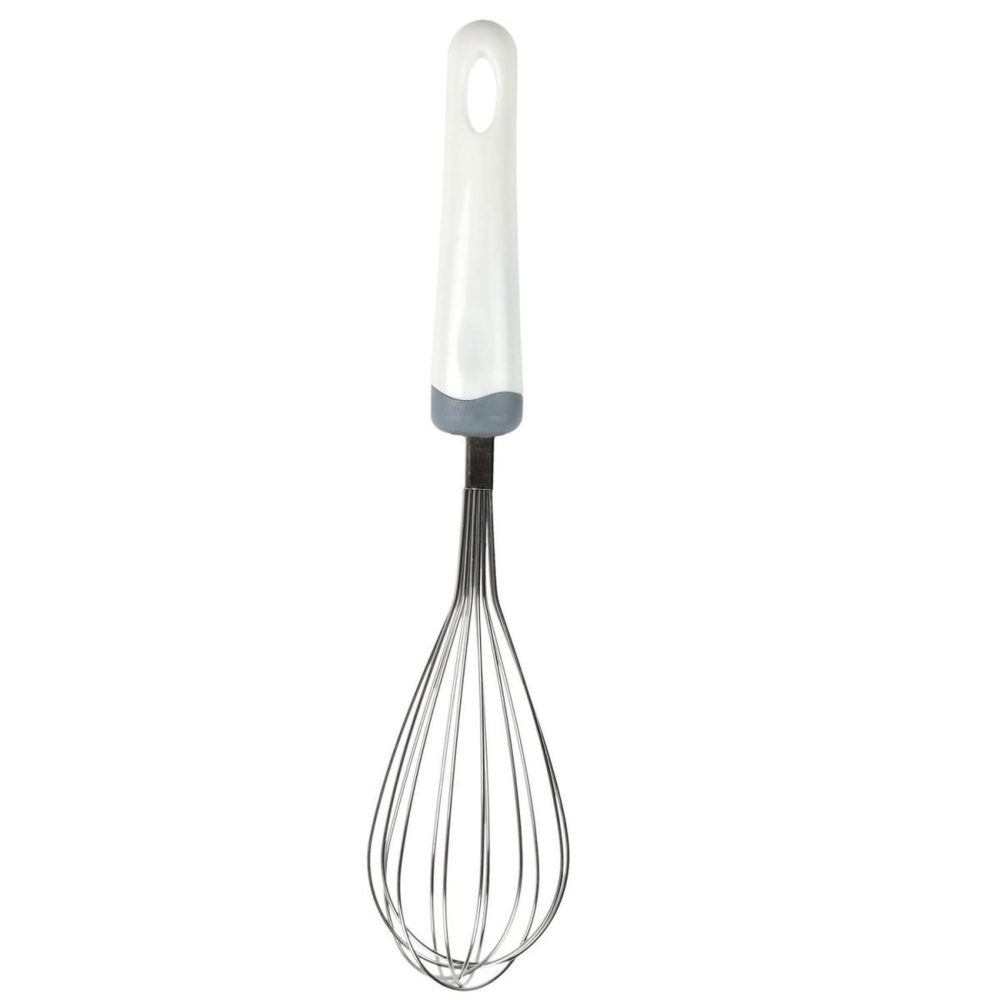 Lily Cook Fouet de cuisine pâtissier 29cm blanc & gris