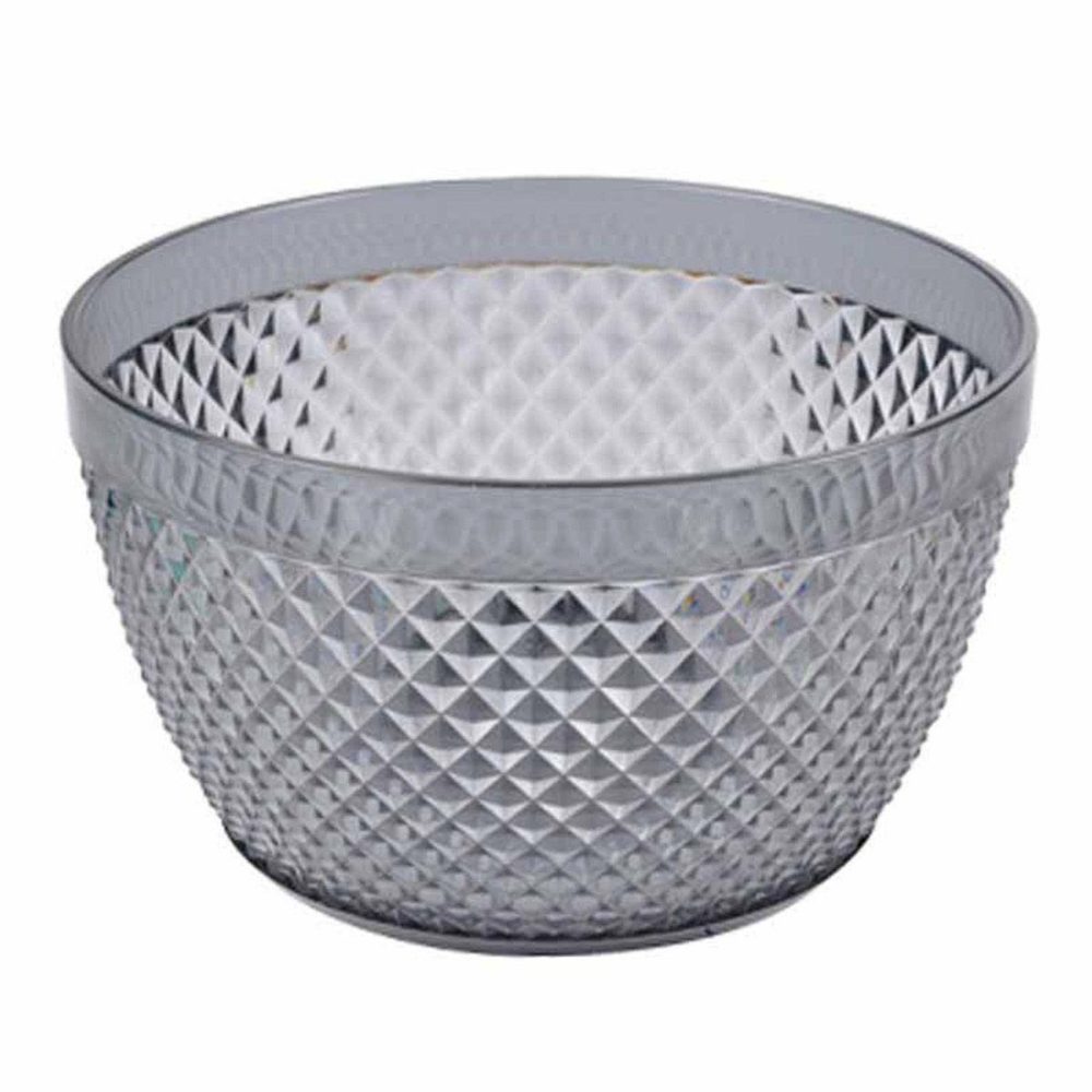 HOMEA Saladier déco acrylique 13cm gris