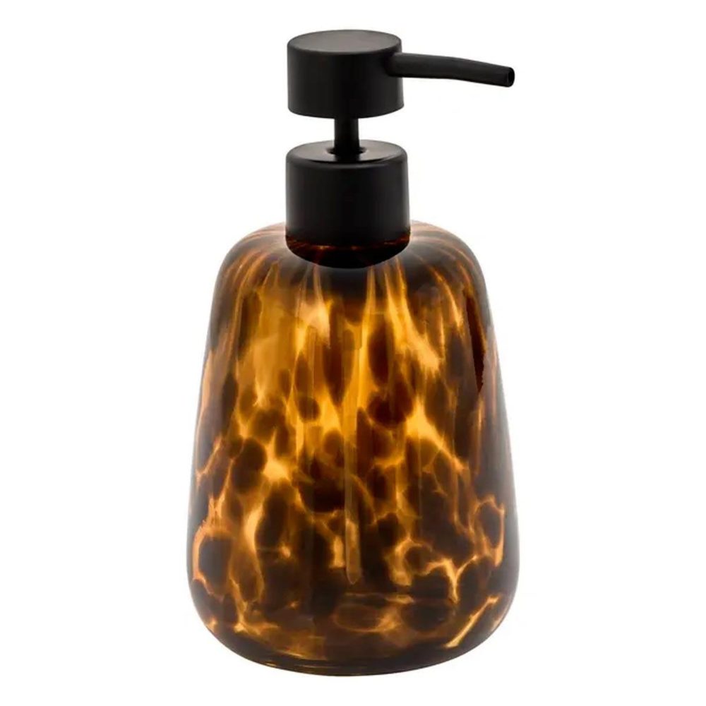 FIVE Distributeur de savon en verre dotty 400ml marron