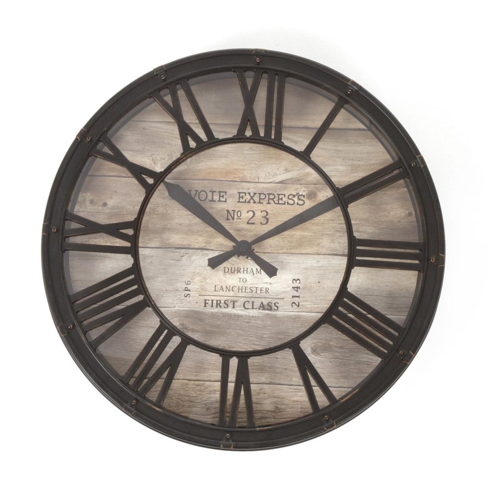 ATMOSPHERA Pendule vintage - diam. 39 cm. - plastique