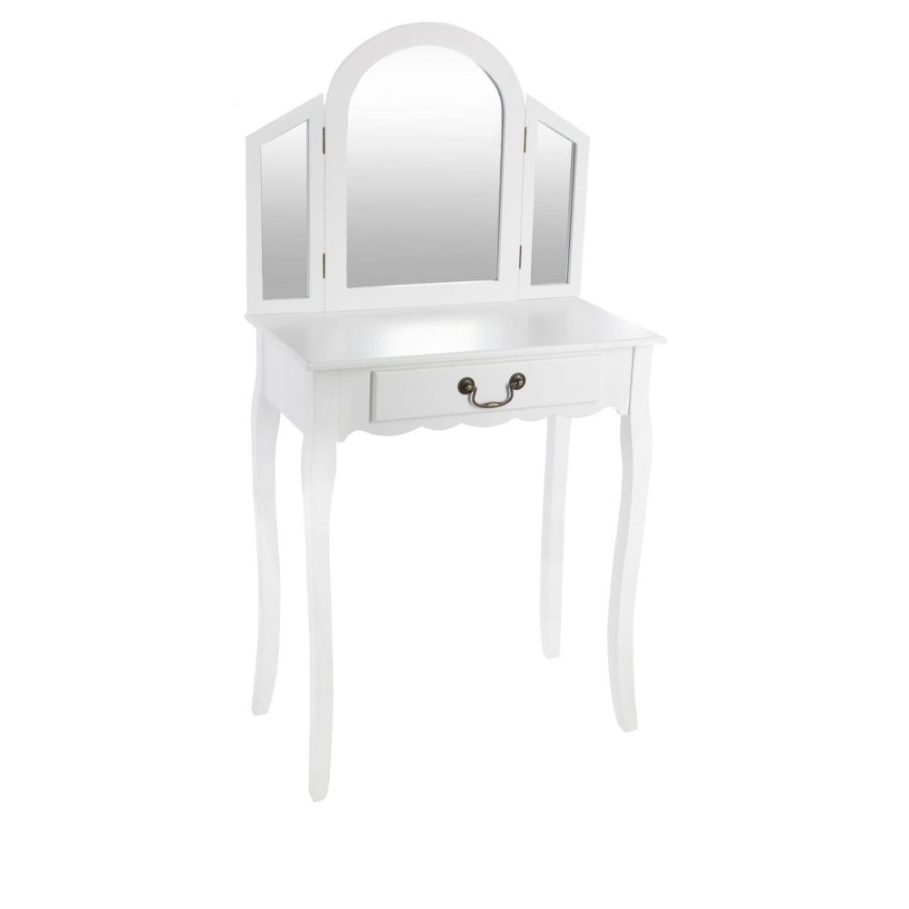 ATMOSPHERA Coiffeuse aurell - l. 65 x h. 128 cm - blanc