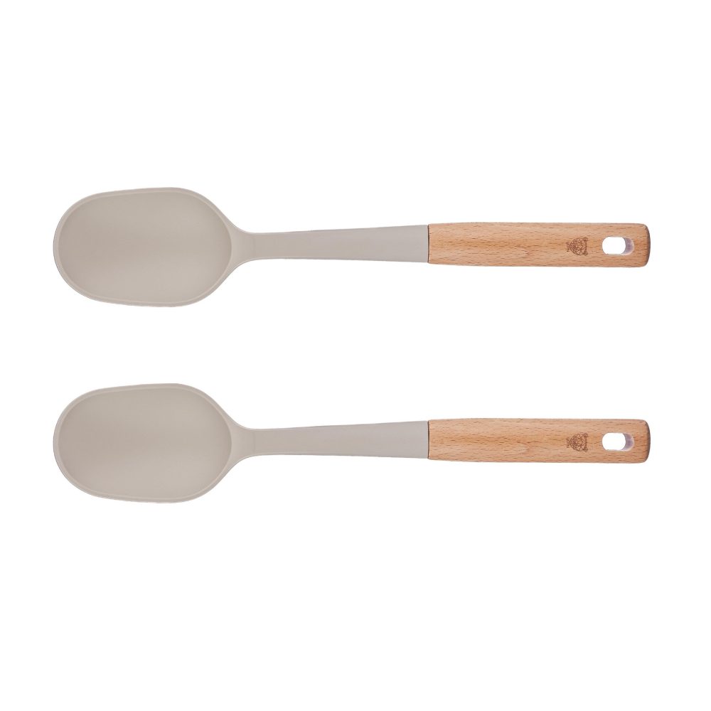 BJORN Couverts à salade en bois et silicone gunnar