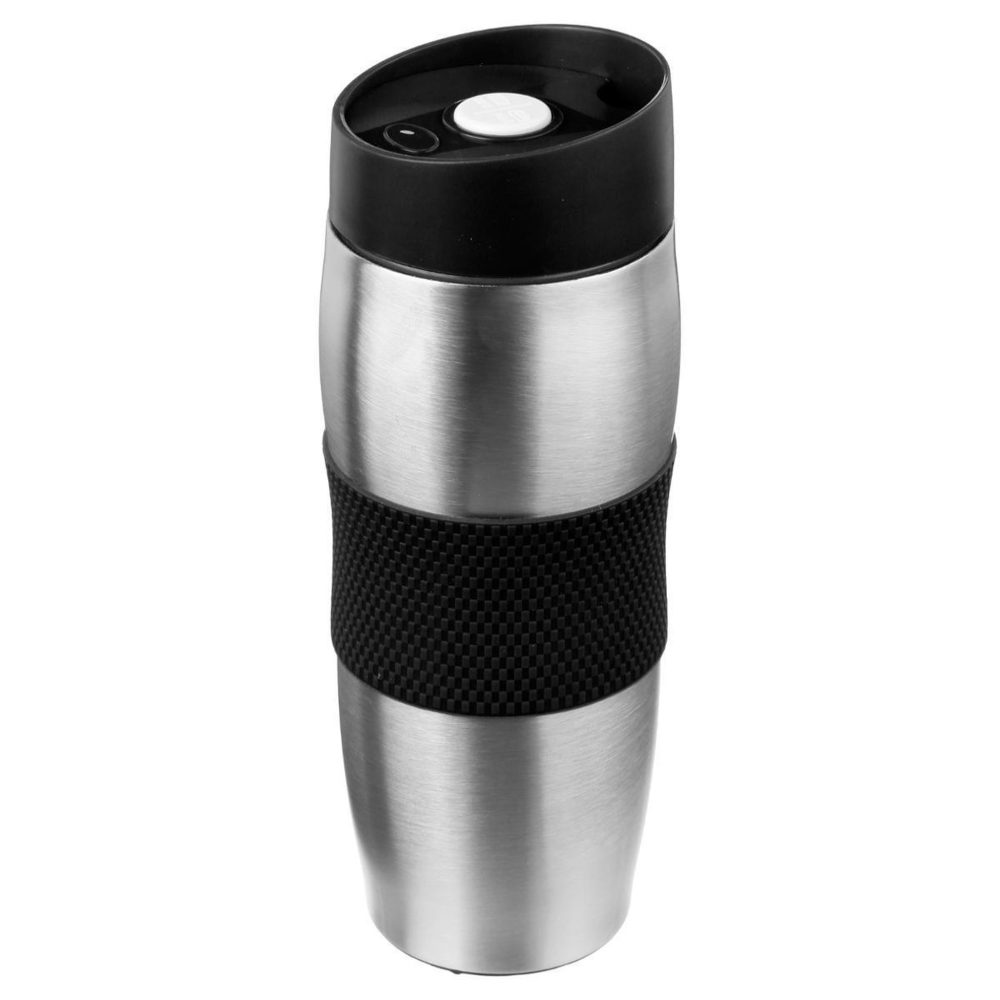 FIVE Mug isolant inox & silicone 0,35l noir