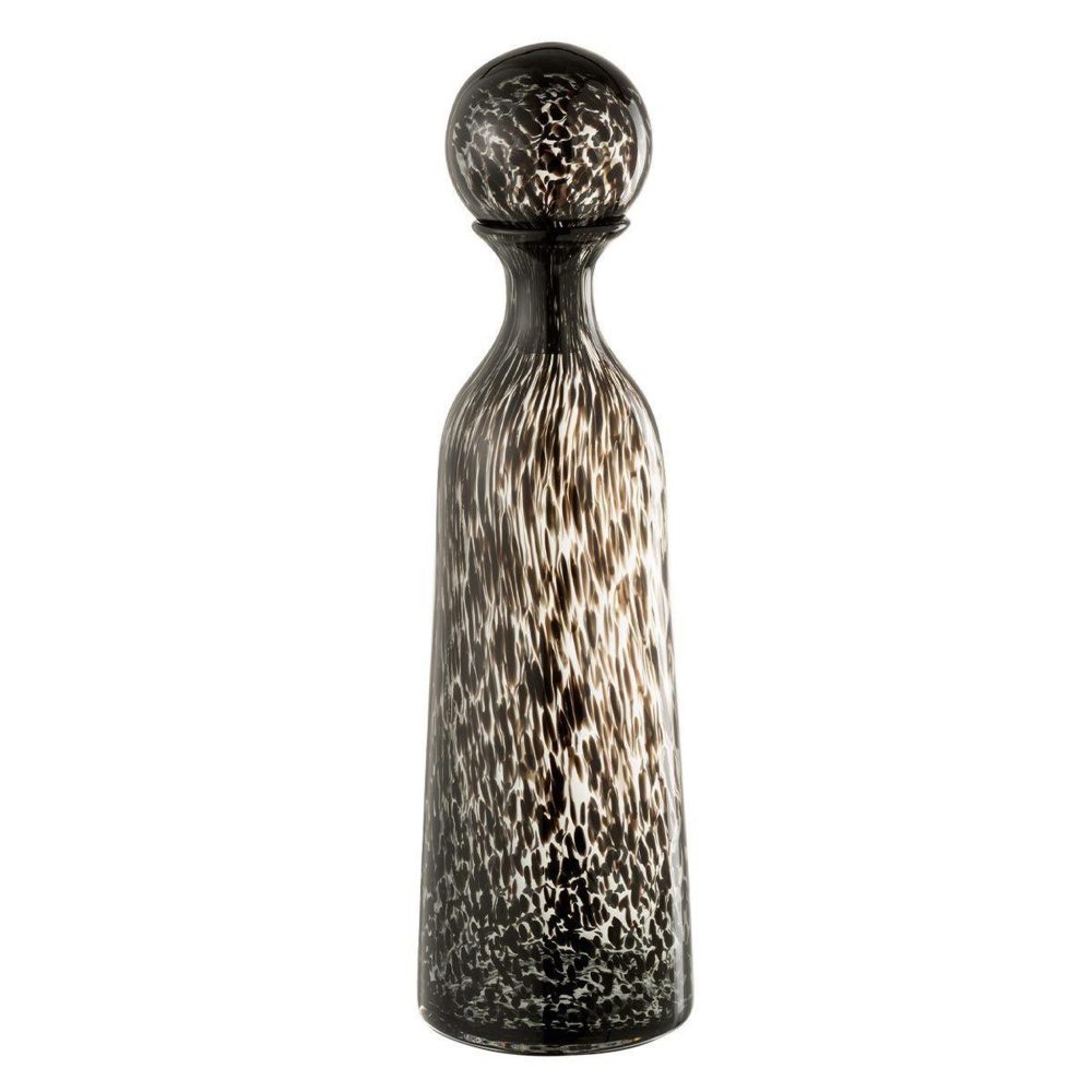 J-LINE Bouteille avec bouchon design vidao 44cm noir