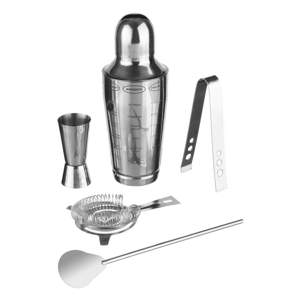Coffret cocktail inox 5 personnes