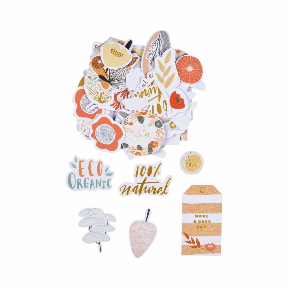 HOMEA Lot de 140 Embellisseurs Harmonie Multicolore