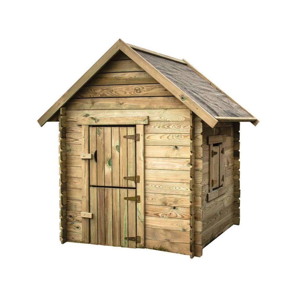 Habitat et Jardin Maisonnette en bois sophie - 120 x 120 x 159 cm