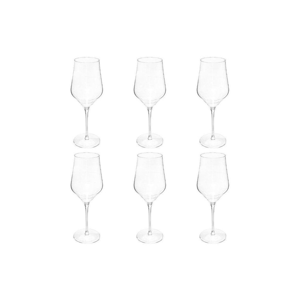 SECRET DE GOURMET Lot de 6 verres à eau douro 68cl transparent