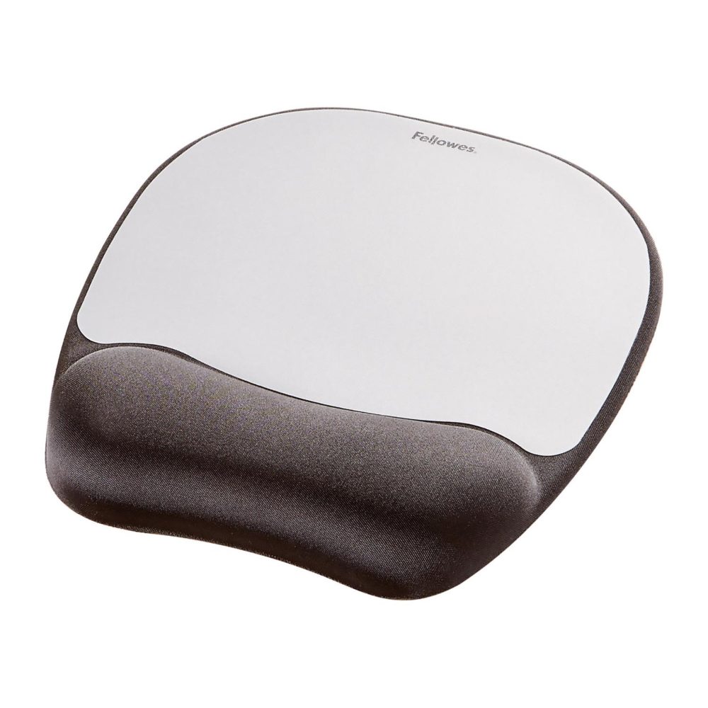 Fellowes Fellowes 9175801 tapis de souris Noir, Argent