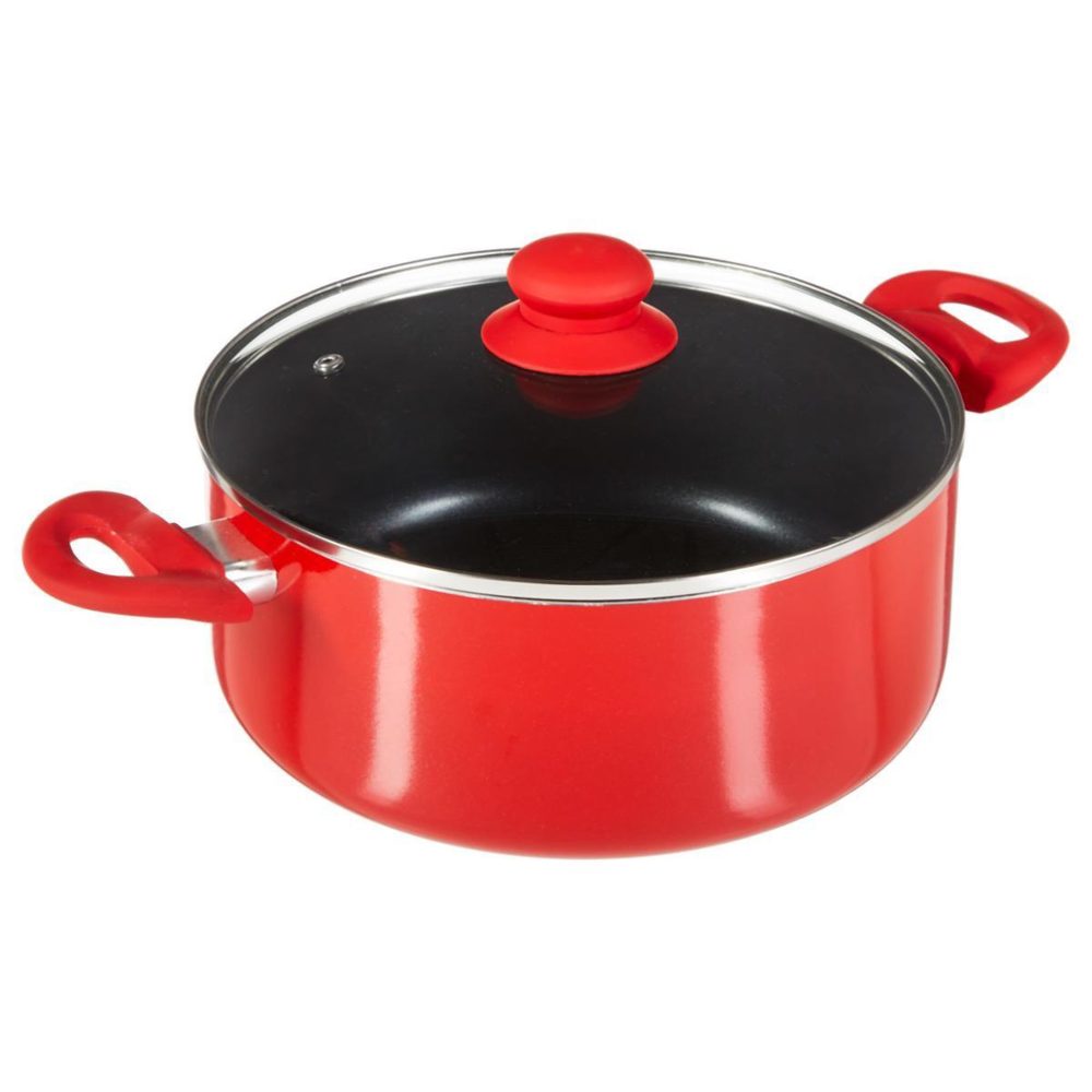 FIVE Faitout en aluminium essentielle 24cm rouge