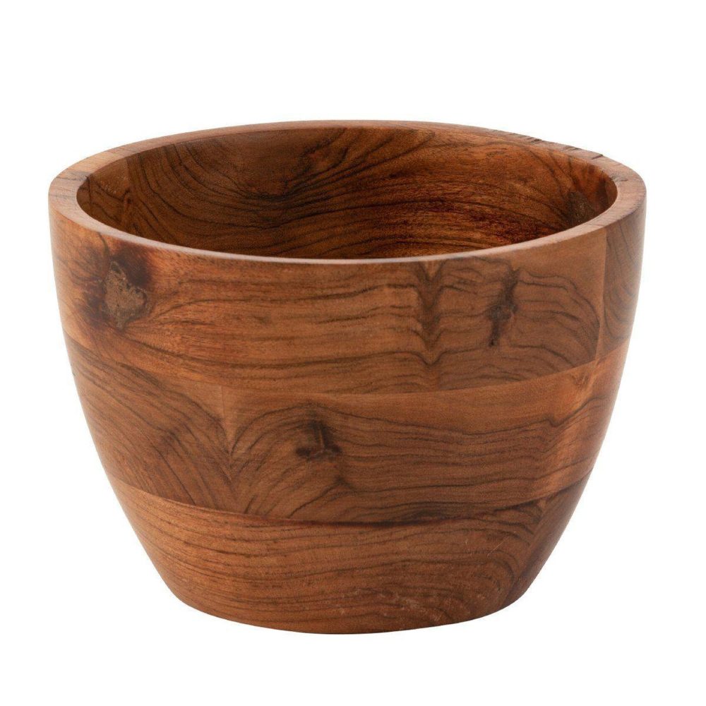 J-LINE Bol en bois d'acacia sota 17cm naturel