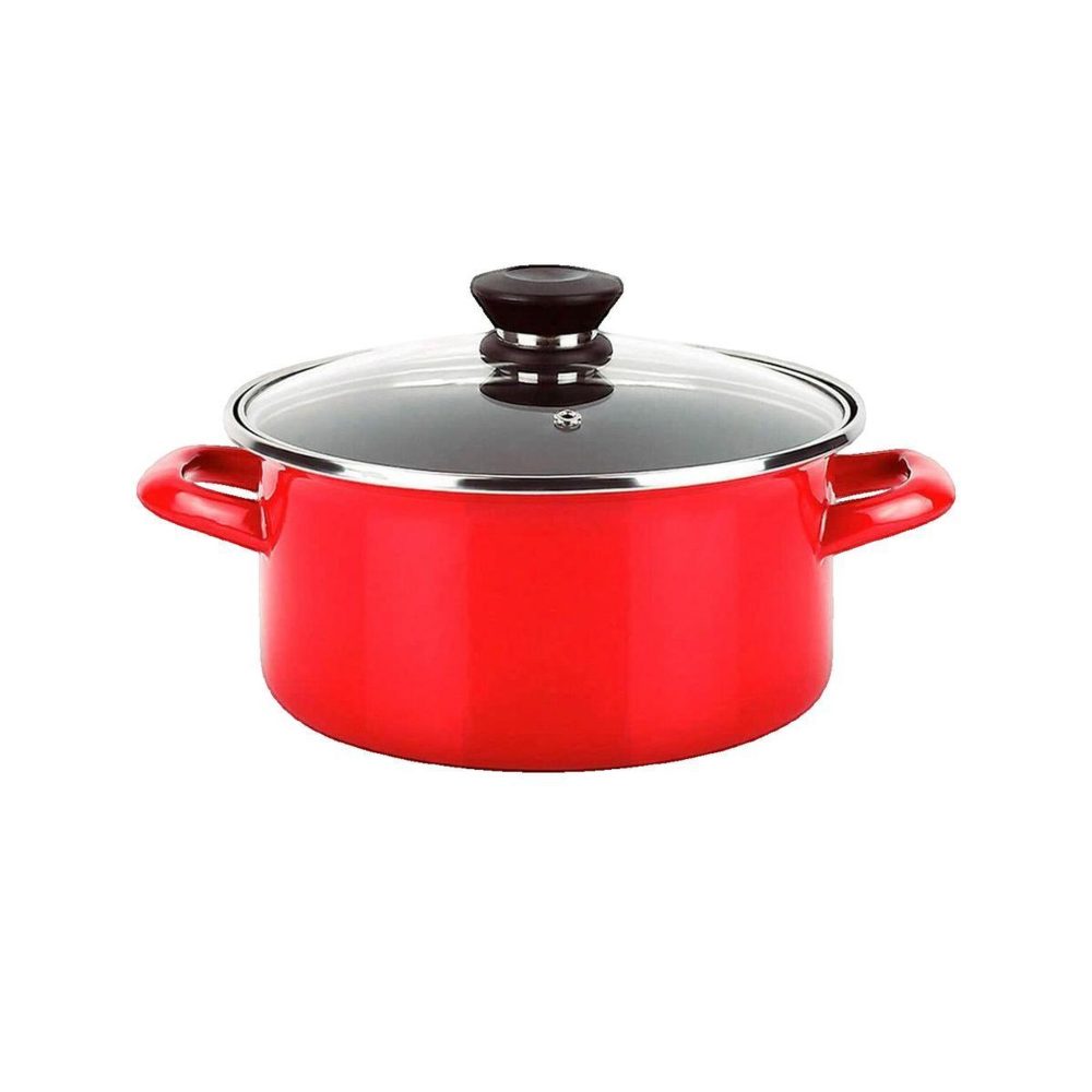 Fagor Casserole Fagor Optimax en acier émaillé rouge