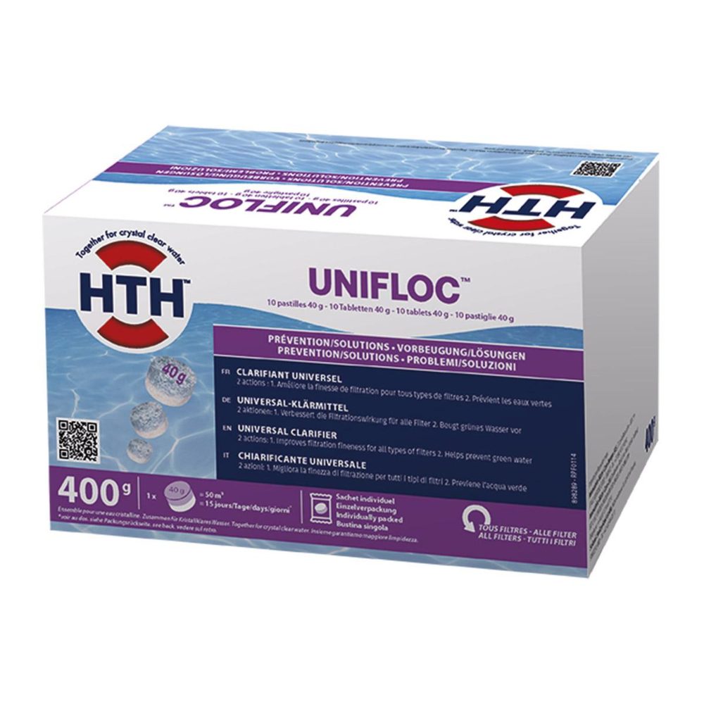 HTH Floculant universel en pastilles unifloc 400 g - hth