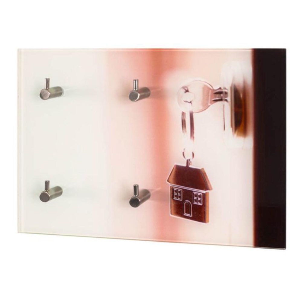 Paris Prix Porte-clés mural en verre home 30cm multicolore