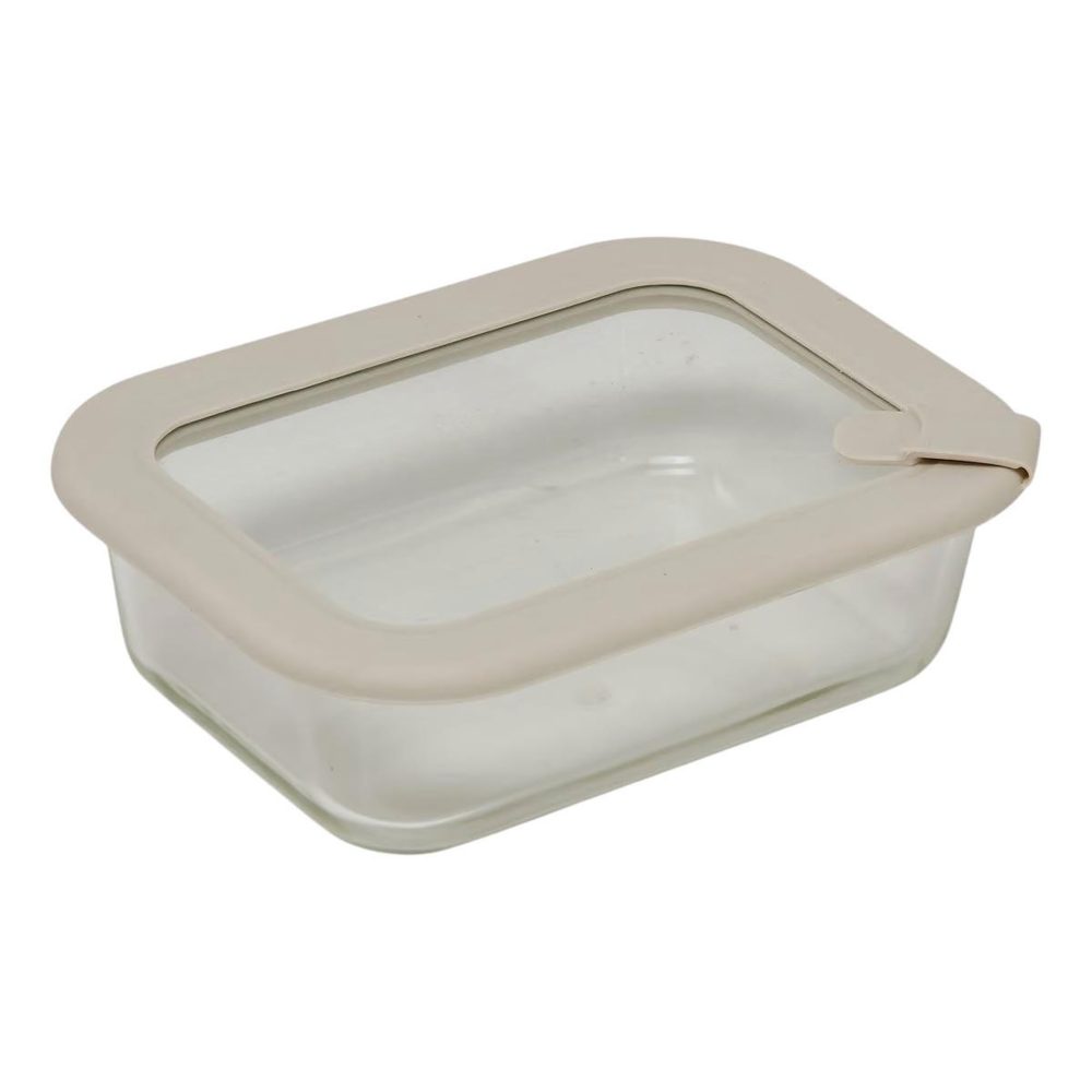 FIVE Boîte de conservation en verre sileat 0,59l transparent