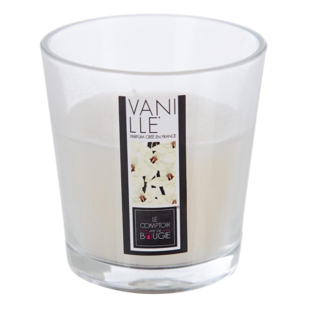 COMPTOIR DE LA BOUGIE Bougie parfumée en verre nina 90g vanille