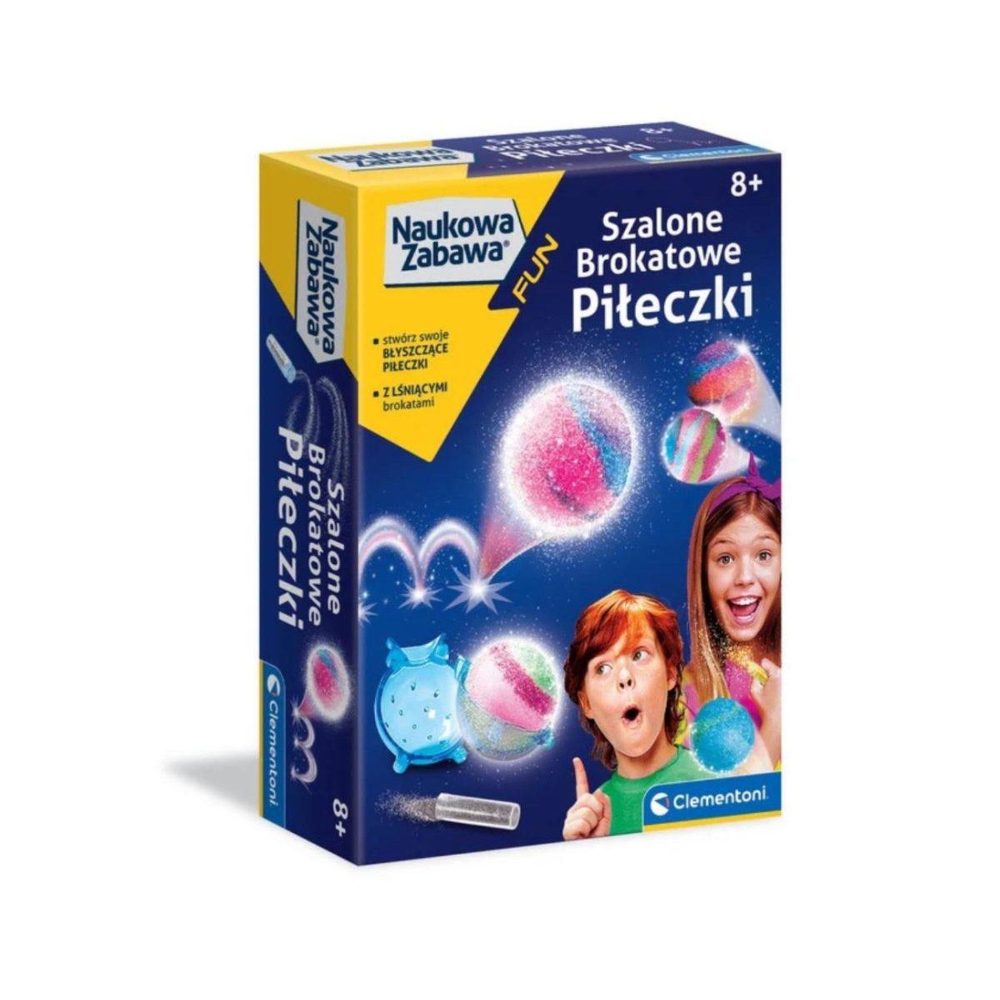 CLEMENTONI Coffret scientifique 50702 science and jeu - balles rebondissantes à paillettes
