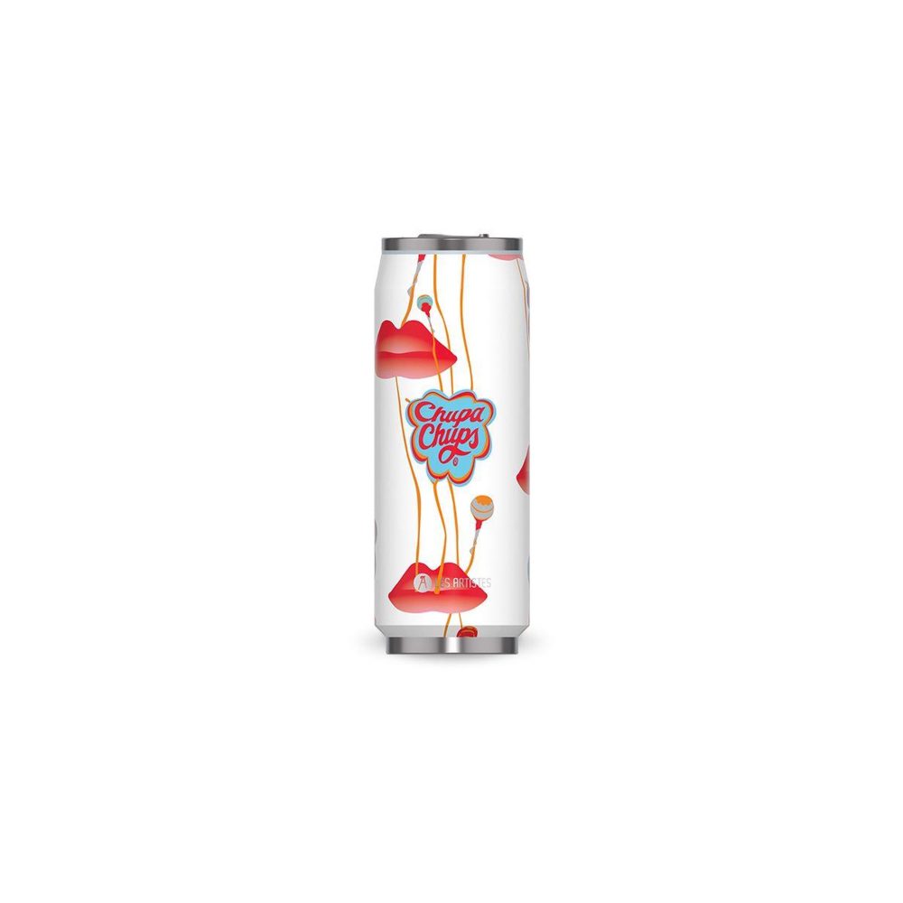 Les Artistes Mug isotherme Canette Chupa Kiss 500ml