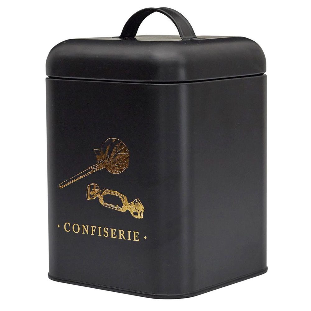 COOK CONCEPT Boîte à confiserie en métal lounge 19cm noir