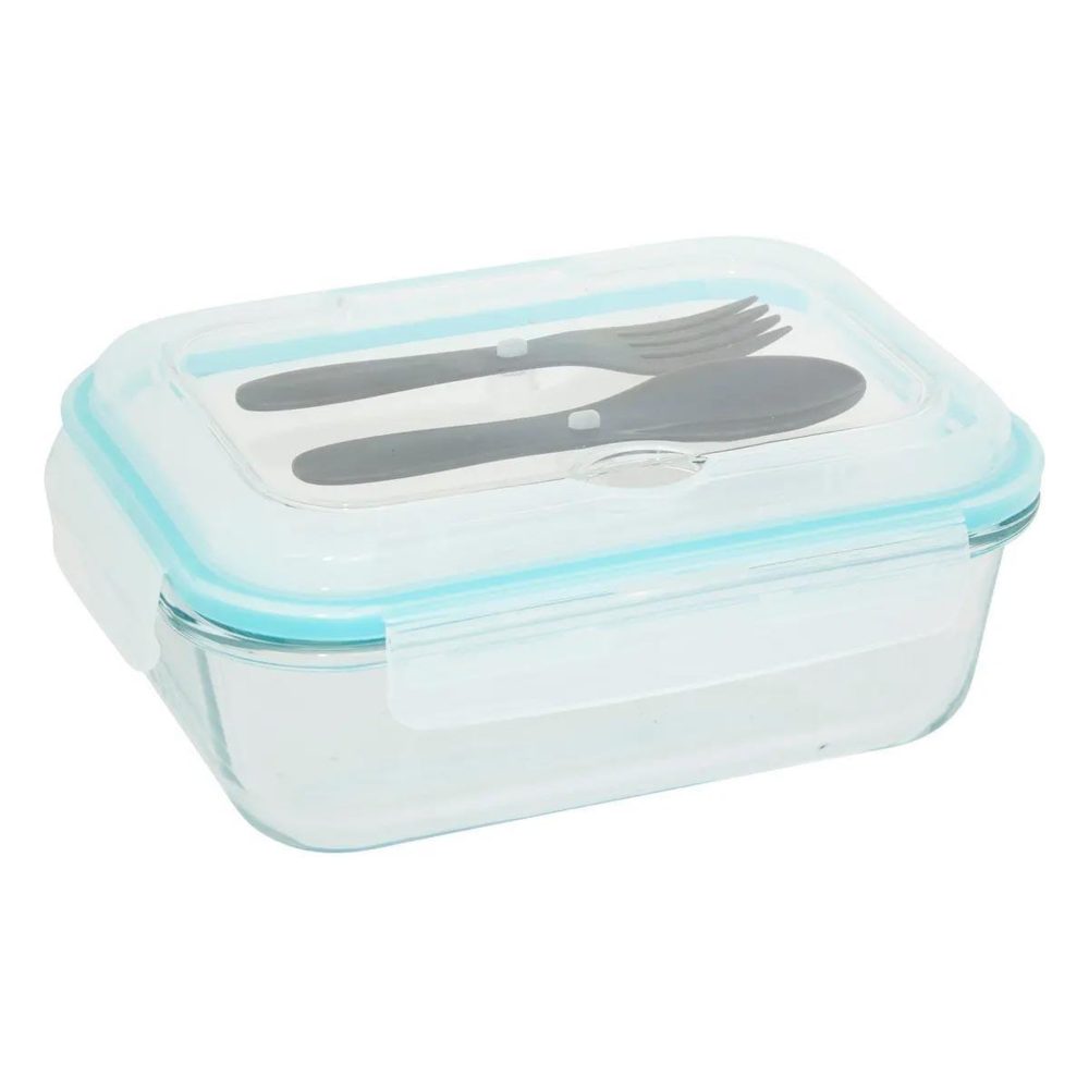 FIVE Lunch box avec couverts clipeat 1l bleu