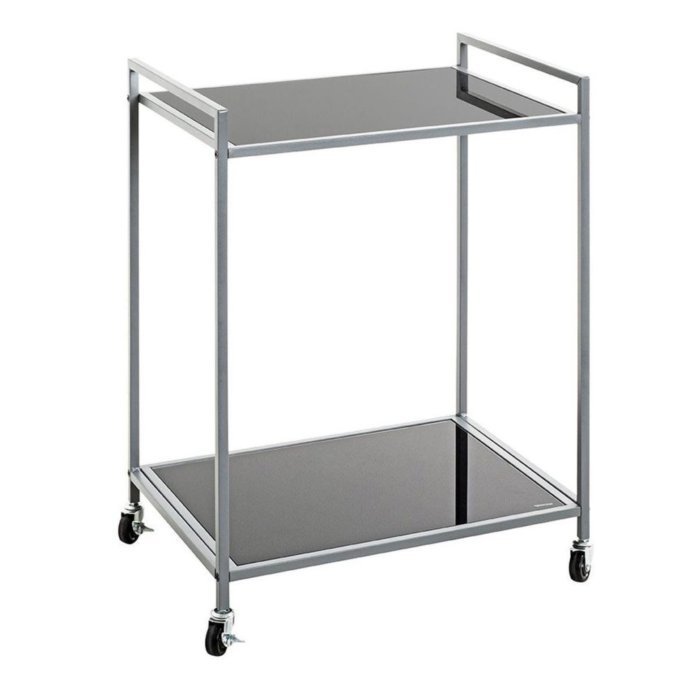 Paris Prix Desserte design en verre paris 69cm gris