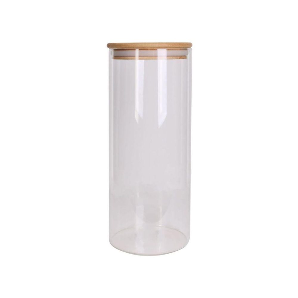COOK CONCEPT Bocal en verre et bambou 1.6l