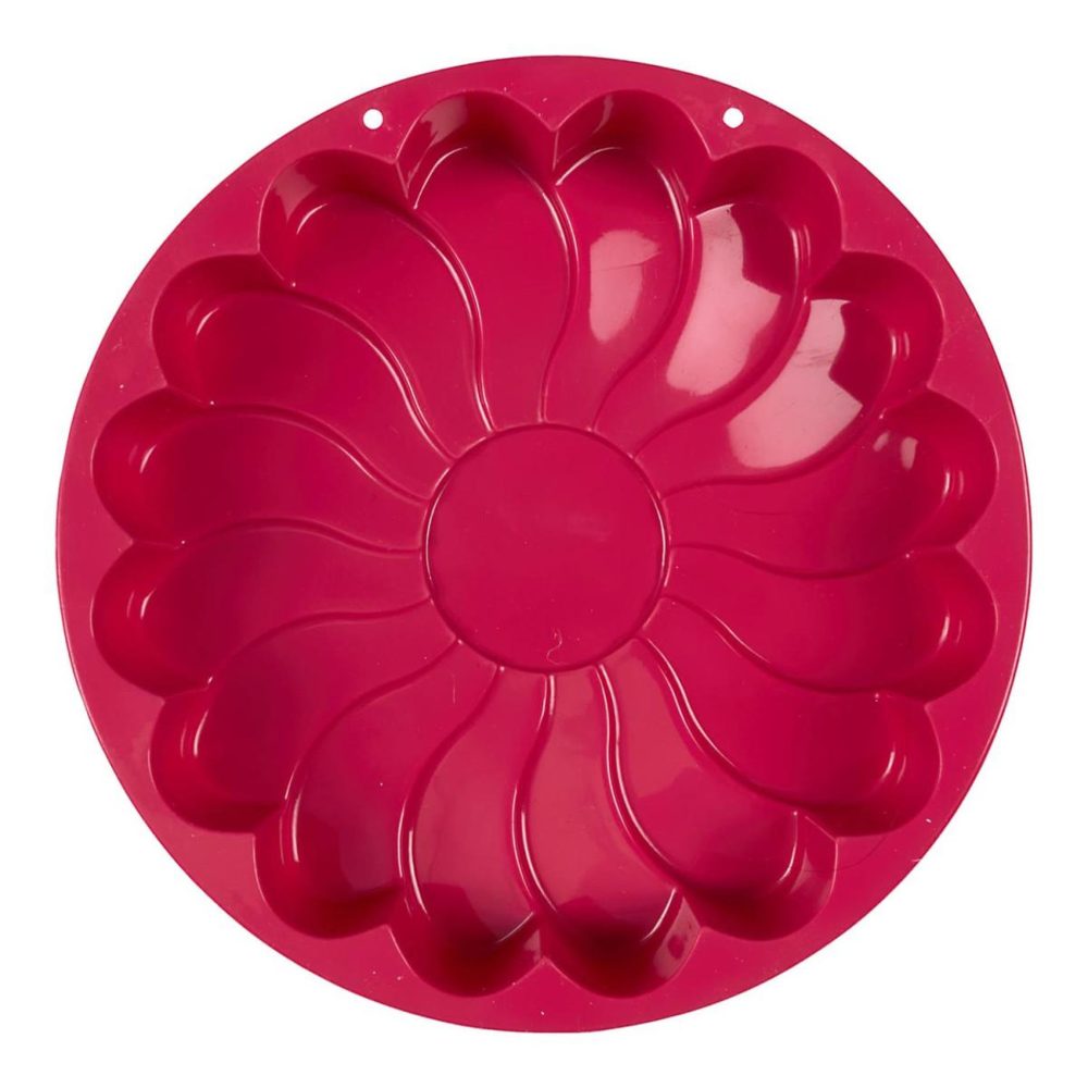 Lily Cook Moule à gâteau en silicone marguerite 21cm rose