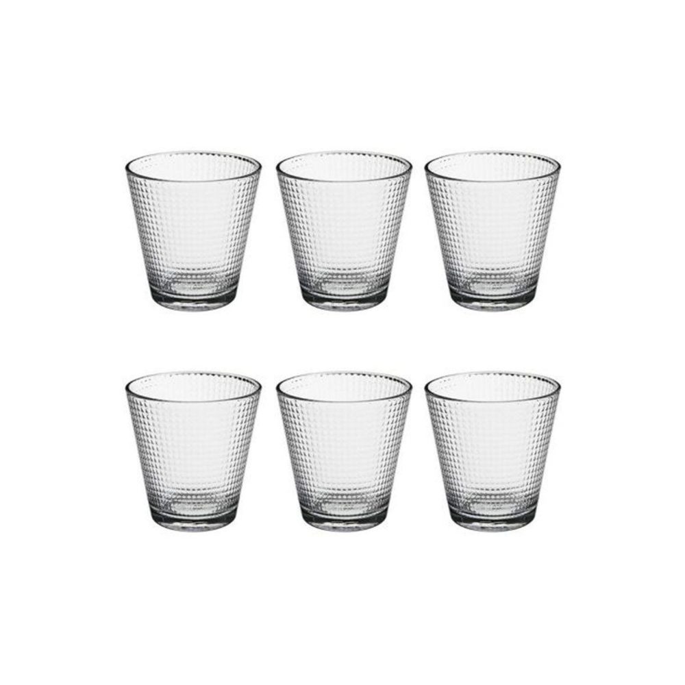 SECRET DE GOURMET Lot de 6 verres à eau génération 25cl transparent