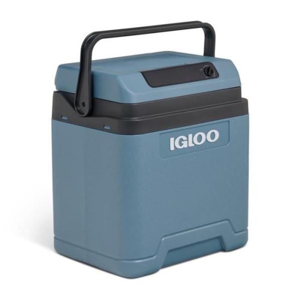 IGLOO Glaciere électrique - igloo - ie27 - 12 v - 230 v - modern bleu - 26 l